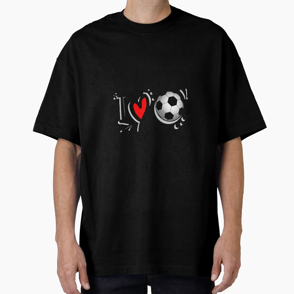 I Love Football T-Shirt - Unique Graphic Unisex - T-Shirt, Sweatshirt, Hoodie