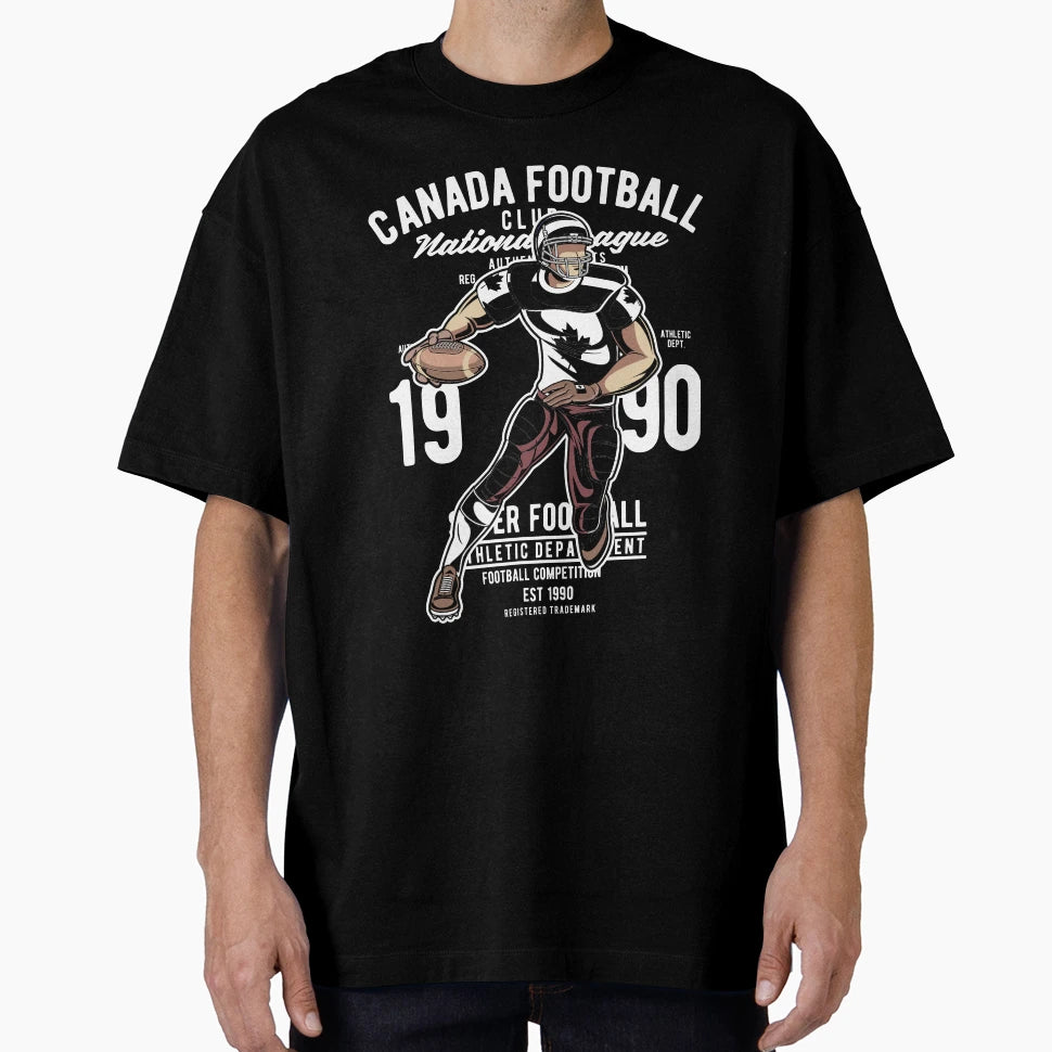 Canada Football T-Shirt - Trendy Graphic Men Women - T-Shirt, Sweatshirt, Hoodie