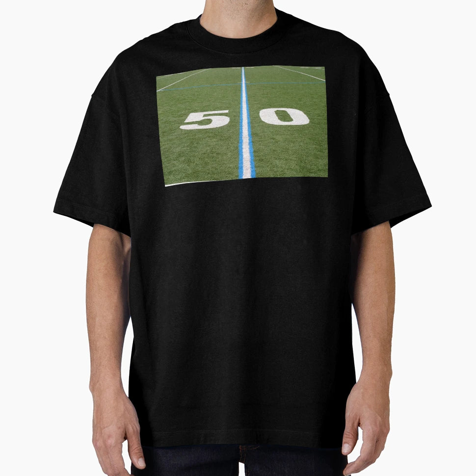 Football Field Fifty T-Shirt - Trendy Graphic Men Women - T-Shirt, Sweatshirt, Hoodie