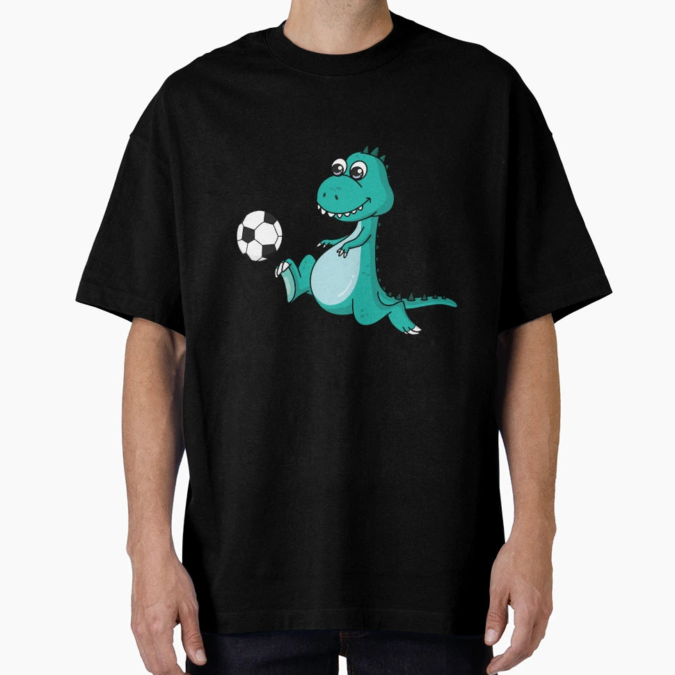 Dinosaur Football Gift T-Shirt - Custom Art Print Unisex - T-Shirt, Sweatshirt, Hoodie