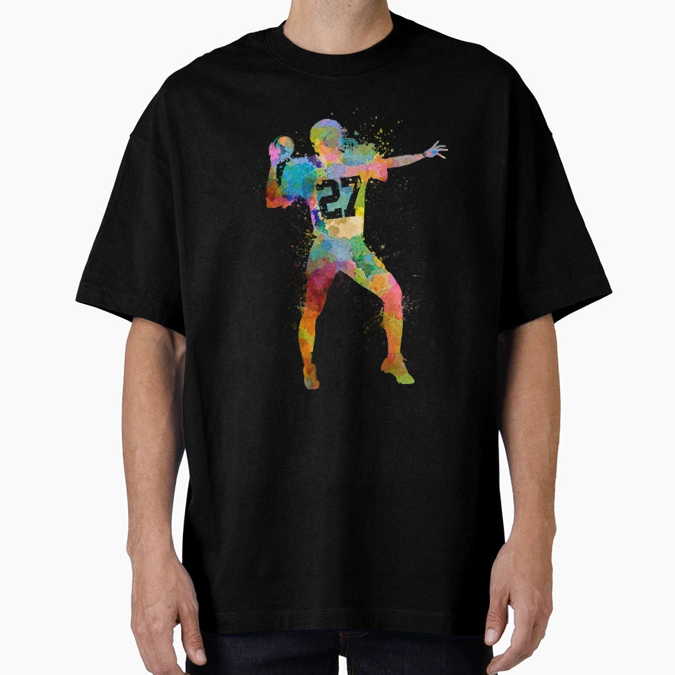 Quarterback American Throwing T-Shirt - Aesthetic Graphic Men Women - T-Shirt, Sweatshirt, Hoodie