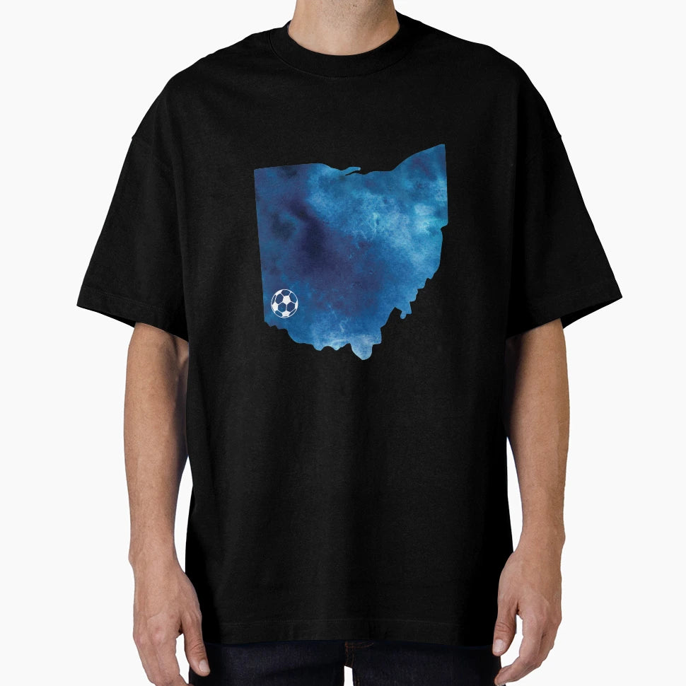 Cincinnati Ohio Soccer T-Shirt - Custom Art Print for Adults - T-Shirt, Sweatshirt, Hoodie