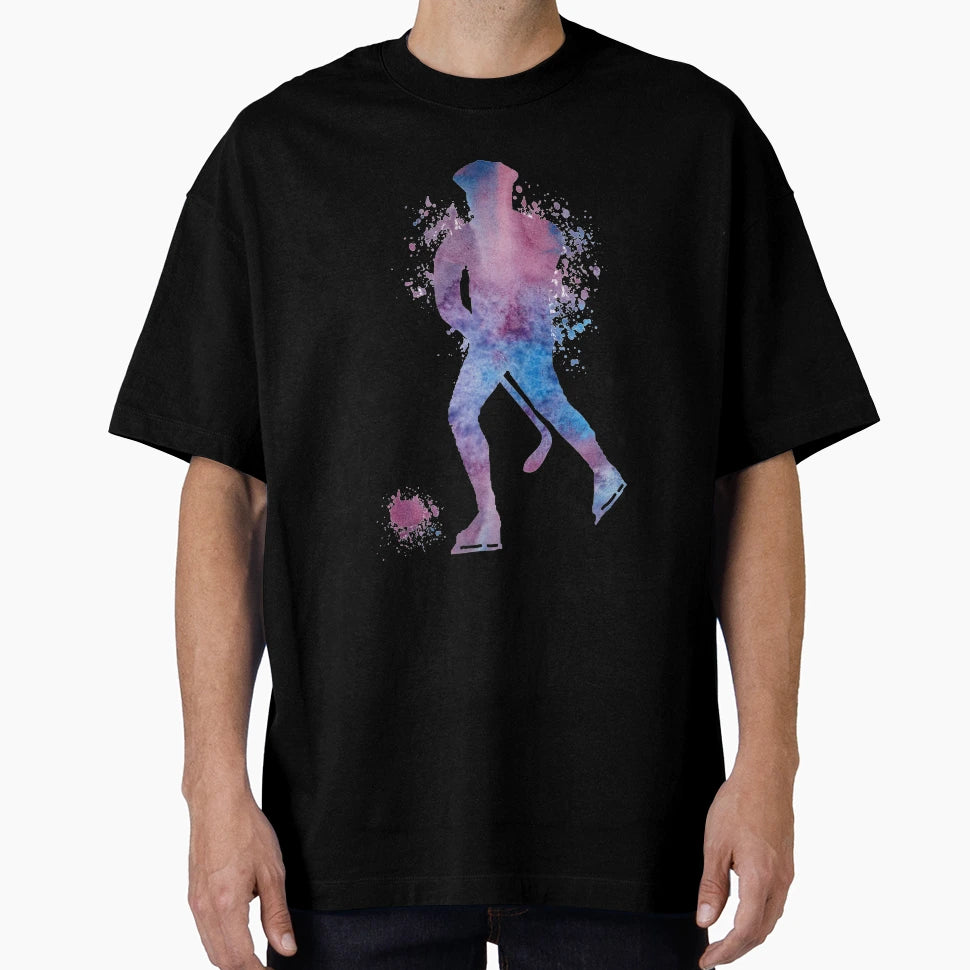 Hockey Player T-Shirt - Unique Graphic Men Women - T-Shirt, Sweatshirt, Hoodie