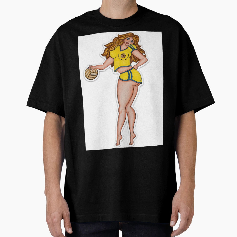 Basketball Pinup T-Shirt - Aesthetic Graphic Unisex - T-Shirt, Sweatshirt, Hoodie