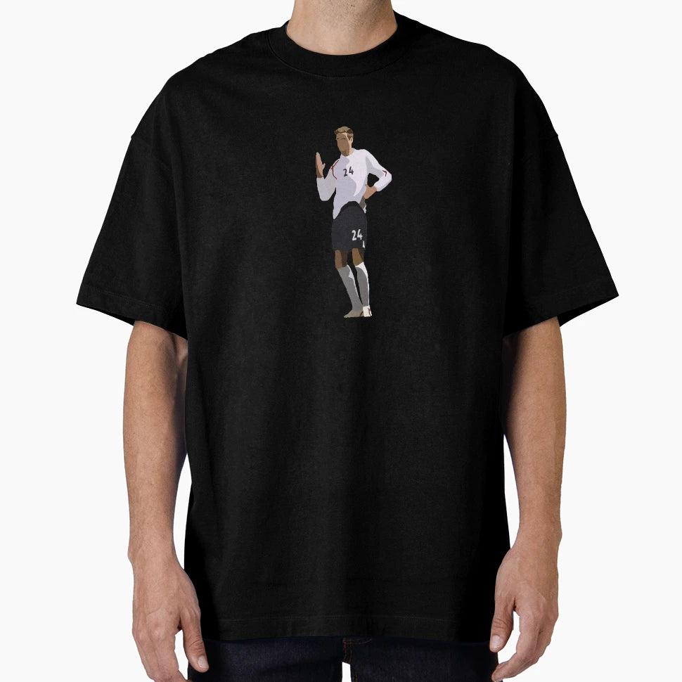 Englands Peter Crouch Robot T-Shirt - Trendy Graphic for Adults - T-Shirt, Sweatshirt, Hoodie