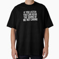 If You Listen Can Hear The Sound Of Me Not Caring by - Adult & Kids T-Shirts, Sweatshirts & Hoodies apparel design preview 1