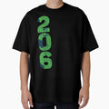 Seattle Wa City Map And 206 Area Code T-Shirt - Aesthetic Graphic Unisex - T-Shirt, Sweatshirt, Hoodie