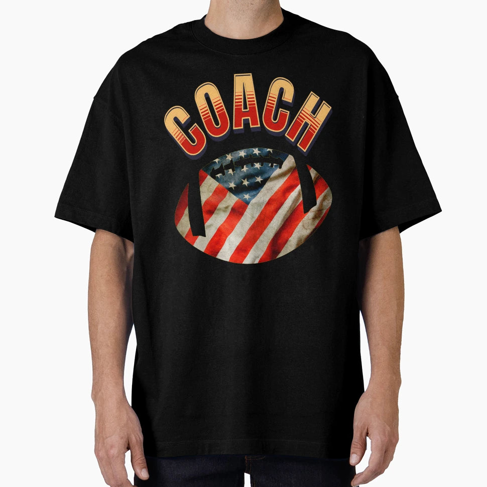 Coach American Football Fan T-Shirt - Streetwear Style Unisex - T-Shirt, Sweatshirt, Hoodie
