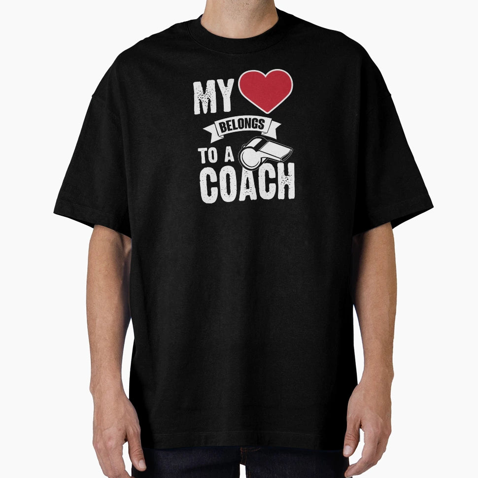 Love Coach Trainer Basketball Soccer T-Shirt - Custom Art Print for Adults - T-Shirt, Sweatshirt, Hoodie