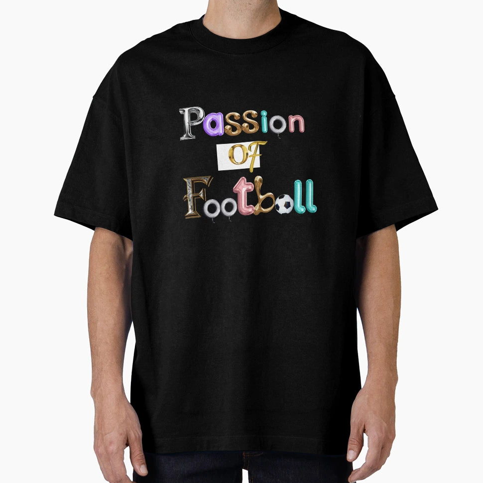 Passion Football T-Shirt - Minimalist Print Men Women - T-Shirt, Sweatshirt, Hoodie