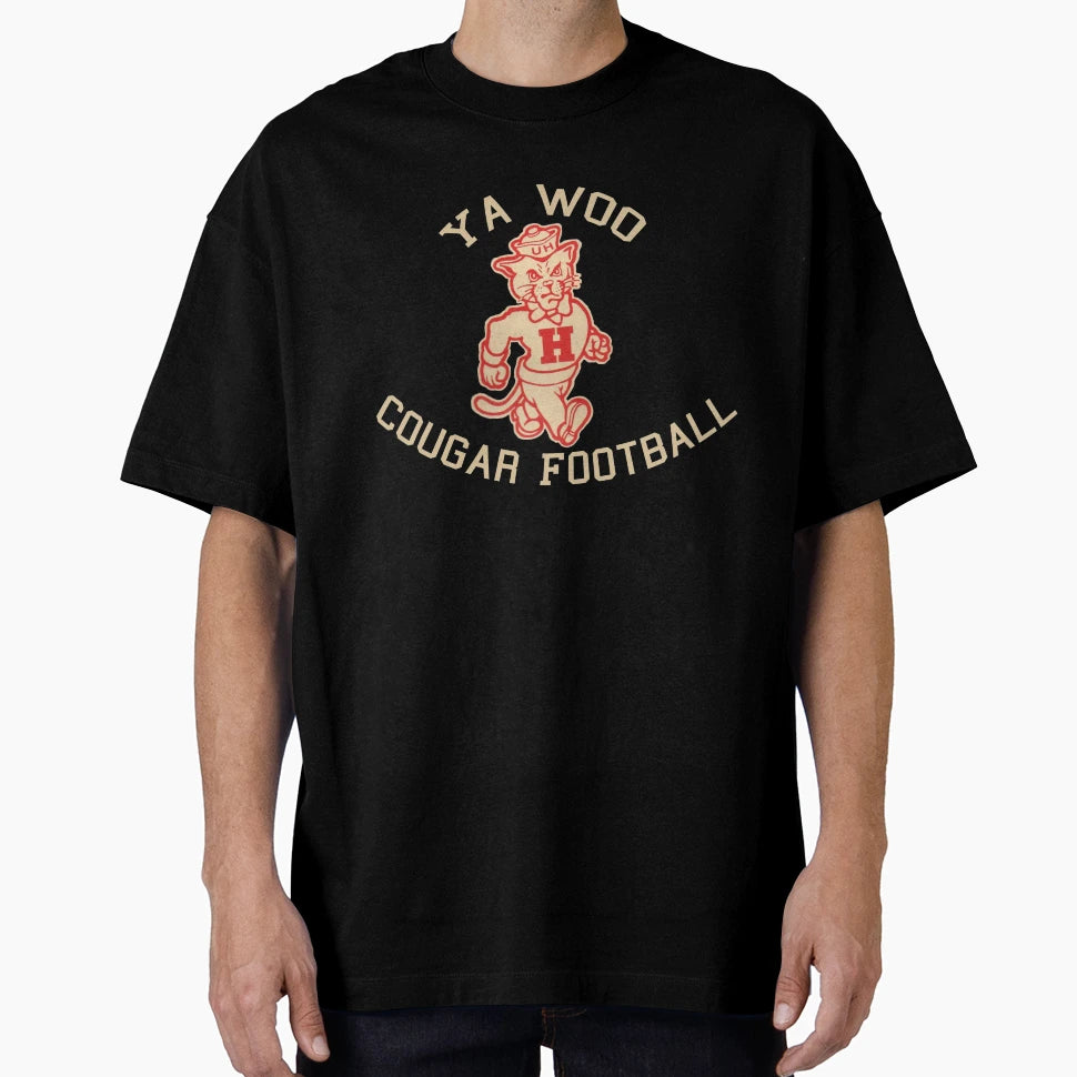 Ya Woo Cougar Football T-Shirt - Aesthetic Graphic Men Women - T-Shirt, Sweatshirt, Hoodie