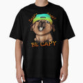 Rasta Capy Peace, Love, and Capybara by PrezencikABC - Adult & Kids T-Shirts, Sweatshirts & Hoodies apparel design preview 1
