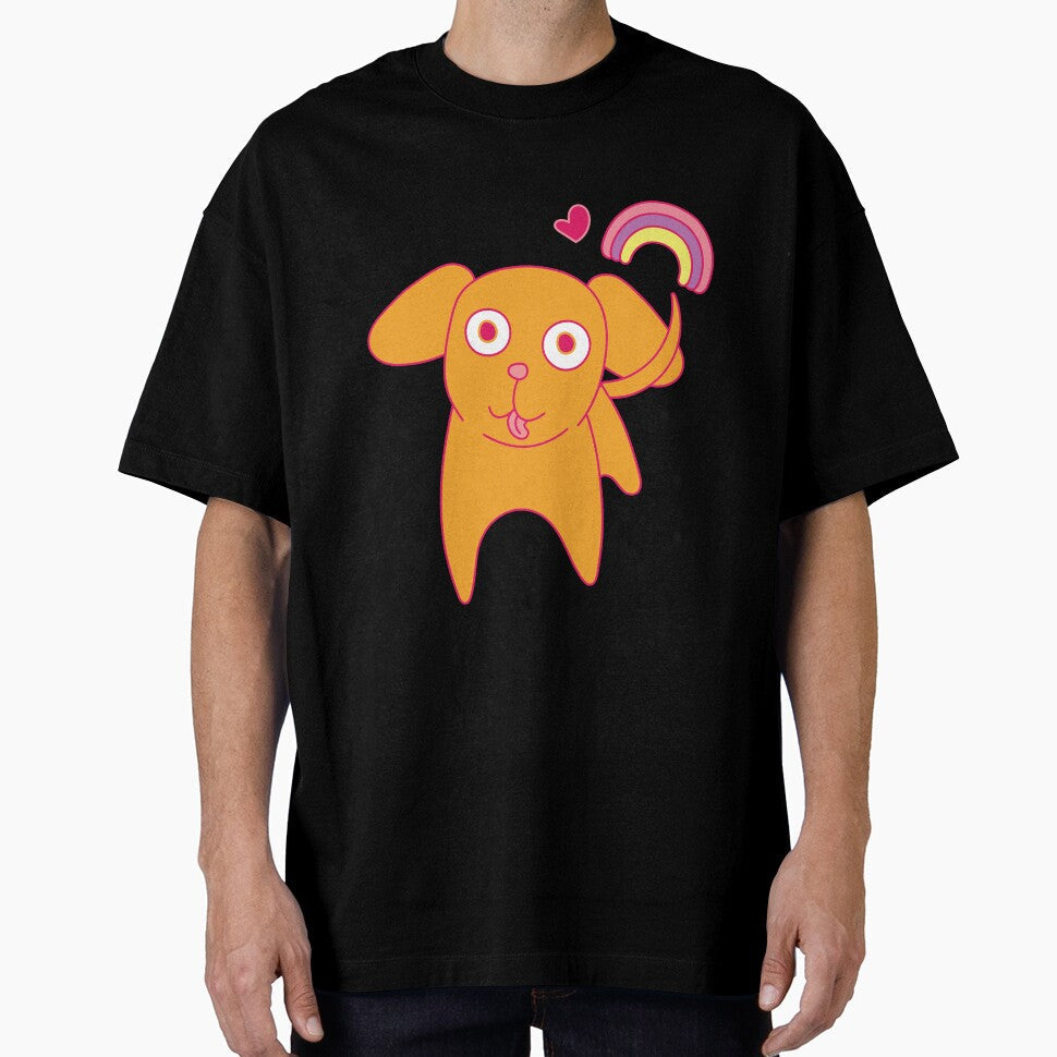 Happy Puppy Sticker by PidgeCo - Adult & Kids T-Shirts, Sweatshirts & Hoodies apparel design preview 1