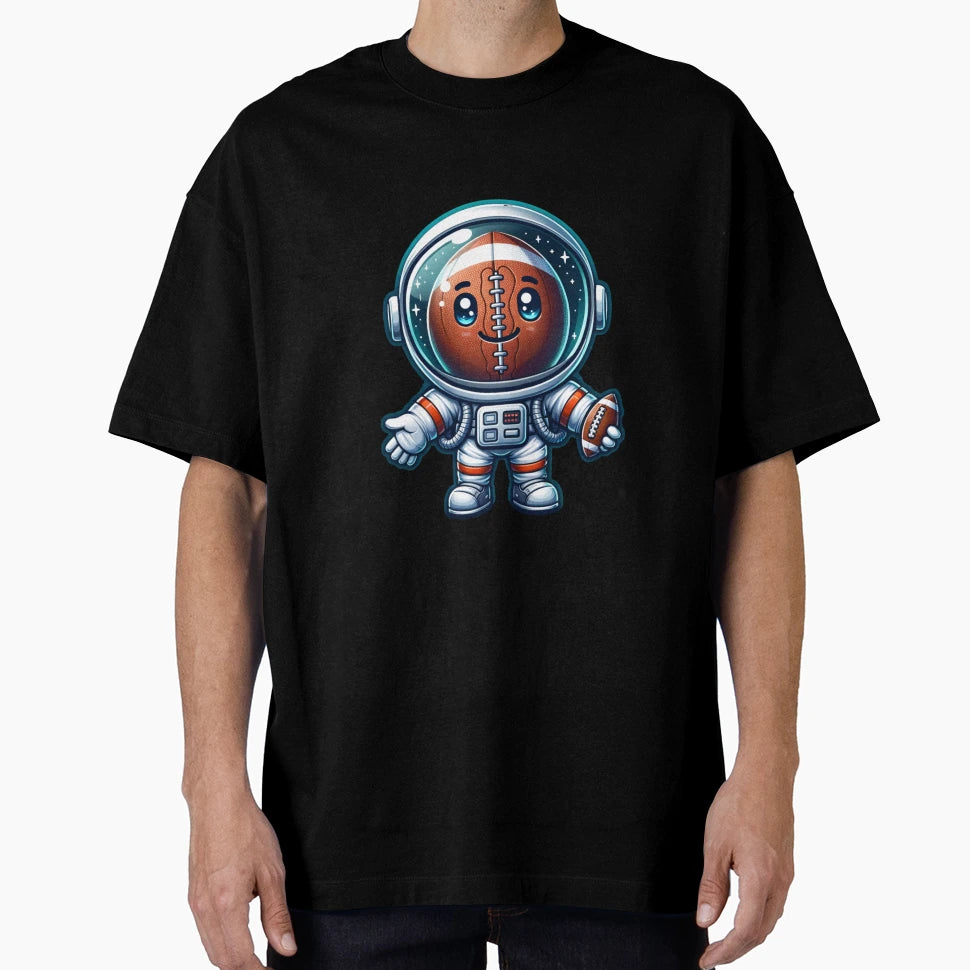 Astronaut Series American Football T-Shirt - Trendy Graphic for Adults - T-Shirt, Sweatshirt, Hoodie
