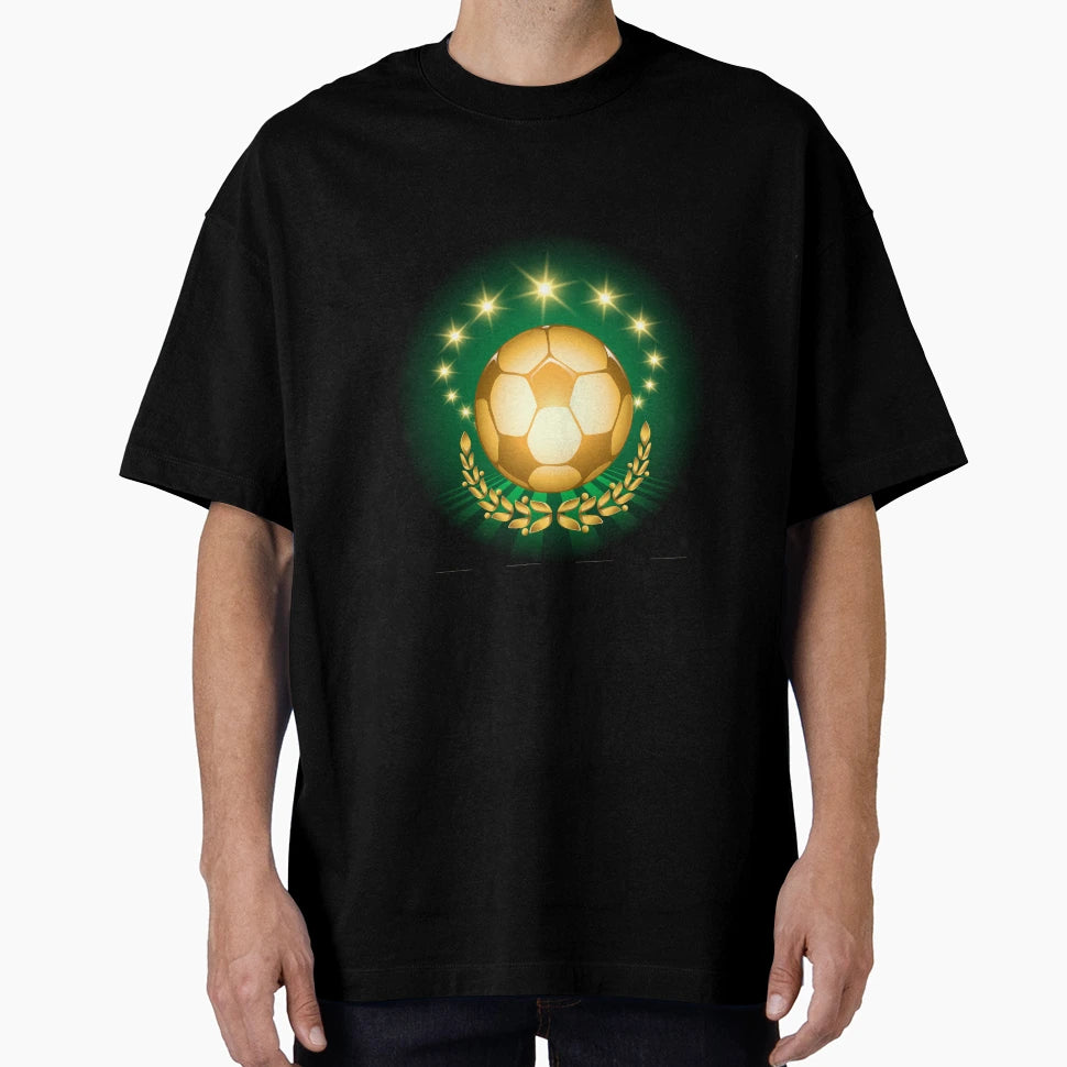 Golden Soccer Ball T-Shirt - Casual Everyday Wear for Adults - T-Shirt, Sweatshirt, Hoodie