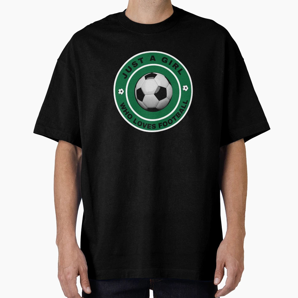Just Who Loves Football T-Shirt - Minimalist Print for Adults - T-Shirt, Sweatshirt, Hoodie