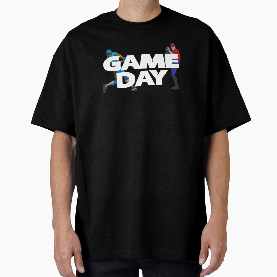 Baseball Game Day T-Shirt - Custom Art Print Men Women - T-Shirt, Sweatshirt, Hoodie