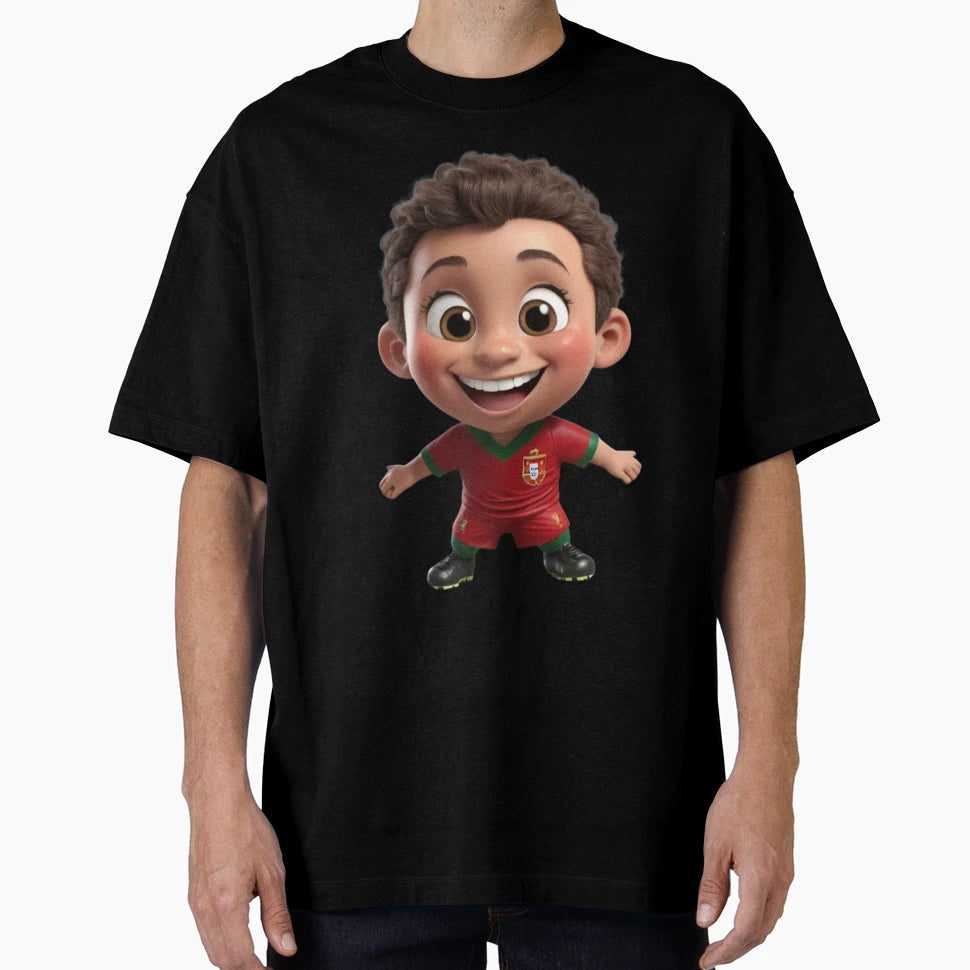 Little Footballer Very Nice Positive T-Shirt - Trendy Graphic for Adults - T-Shirt, Sweatshirt, Hoodie