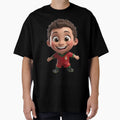 Little Footballer Very Nice Positive T-Shirt - Trendy Graphic for Adults - T-Shirt, Sweatshirt, Hoodie