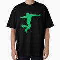 Football Green Dribbler 3 Player Ball T-Shirt - Trendy Graphic Men Women - T-Shirt, Sweatshirt, Hoodie