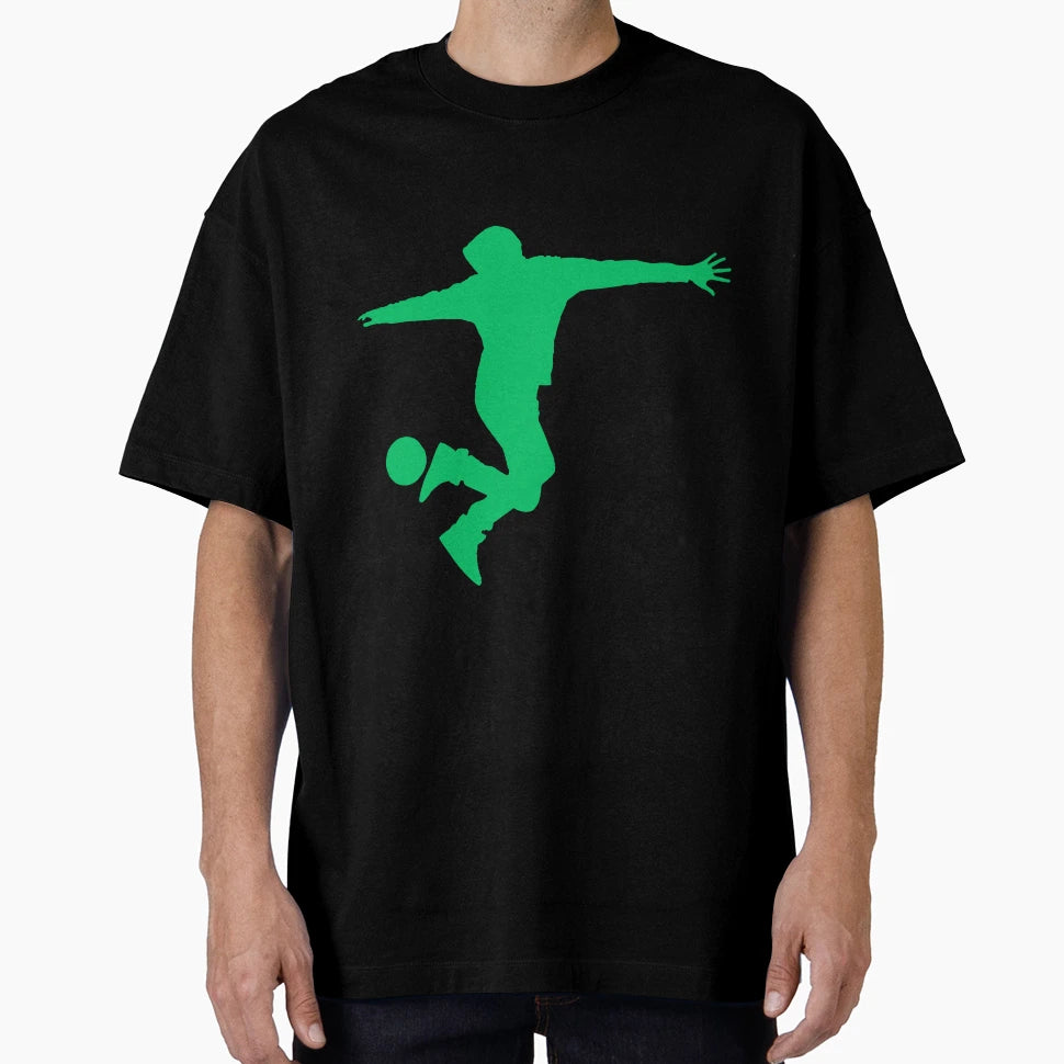 Football Green Dribbler 3 Player Ball T-Shirt - Trendy Graphic Men Women - T-Shirt, Sweatshirt, Hoodie