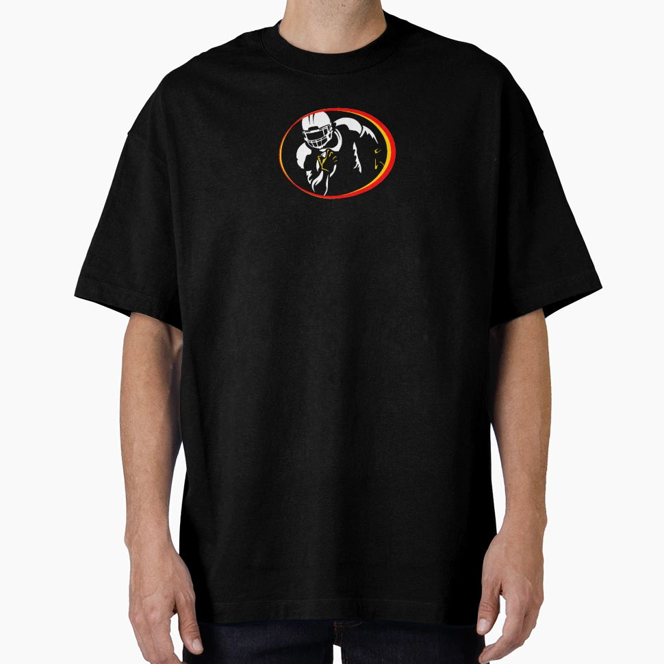 Running Football Player T-Shirt - Graphic Print Unisex - T-Shirt, Sweatshirt, Hoodie