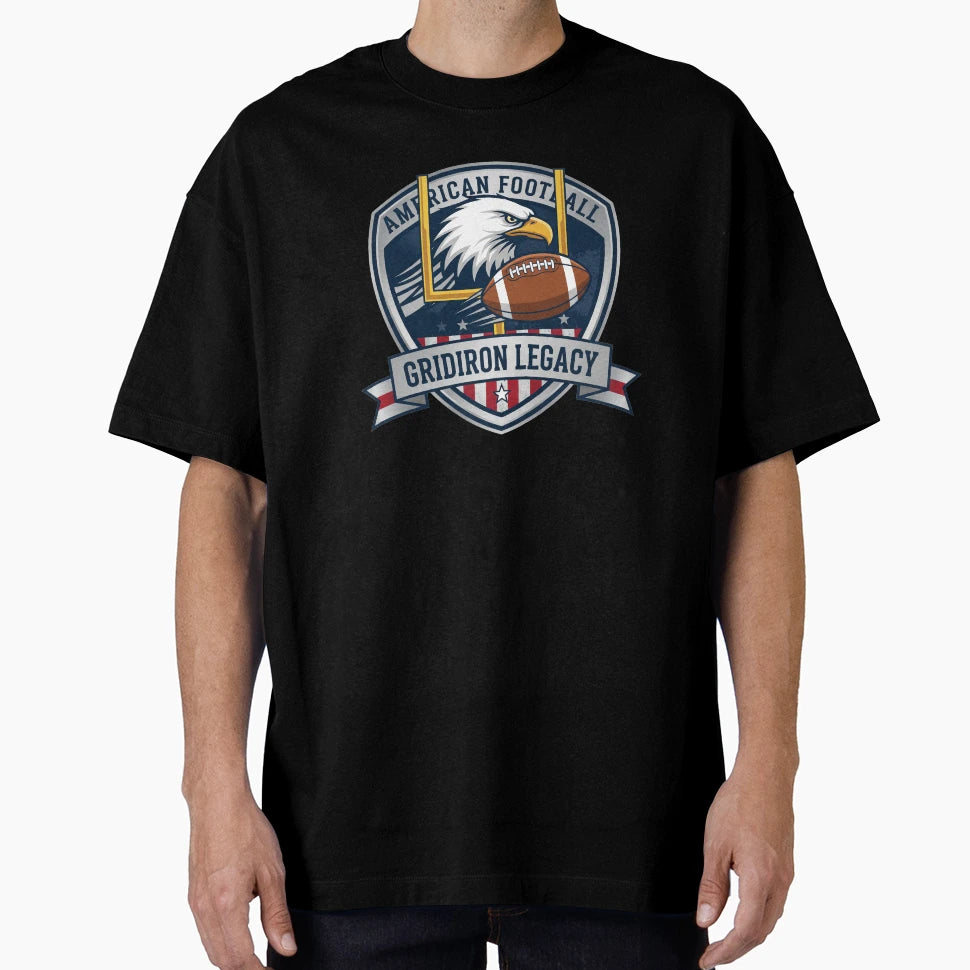 American Football Gridiron Legacy T-Shirt - Aesthetic Graphic Unisex - T-Shirt, Sweatshirt, Hoodie