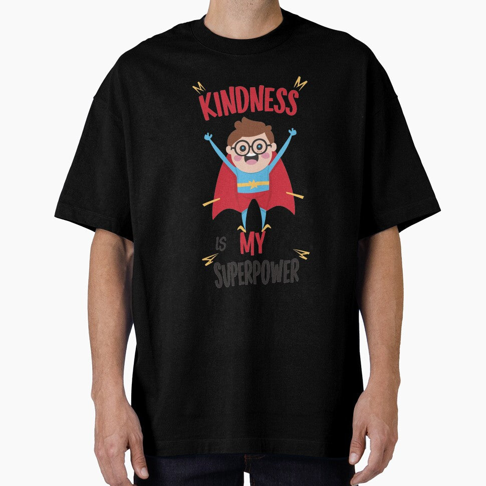 Kindness is my Superpower Comic Book Style by - Adult & Kids T-Shirts, Sweatshirts & Hoodies apparel design preview 1
