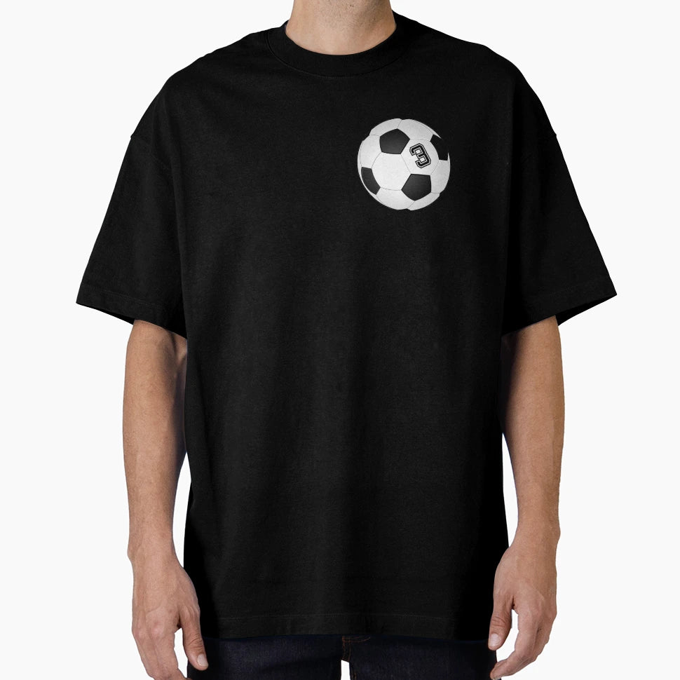 Football Player Jersey No 3 Soccer T-Shirt - Novelty Apparel Men Women - T-Shirt, Sweatshirt, Hoodie