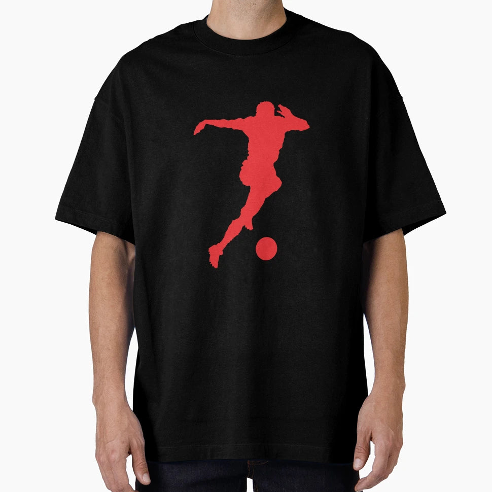 Football Red Running Player Ball Your T-Shirt - Fun Novelty Design Unisex - T-Shirt, Sweatshirt, Hoodie