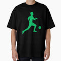 Football Green Running Player Ball Your T-Shirt - Graphic Print for Adults - T-Shirt, Sweatshirt, Hoodie