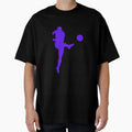 Football Blue Shooting Player T-Shirt - Casual Everyday Wear for Adults - T-Shirt, Sweatshirt, Hoodie
