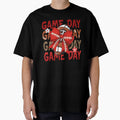 Game Day Football Bow Cheerleader T-Shirt - Casual Everyday Wear Men Women - T-Shirt, Sweatshirt, Hoodie