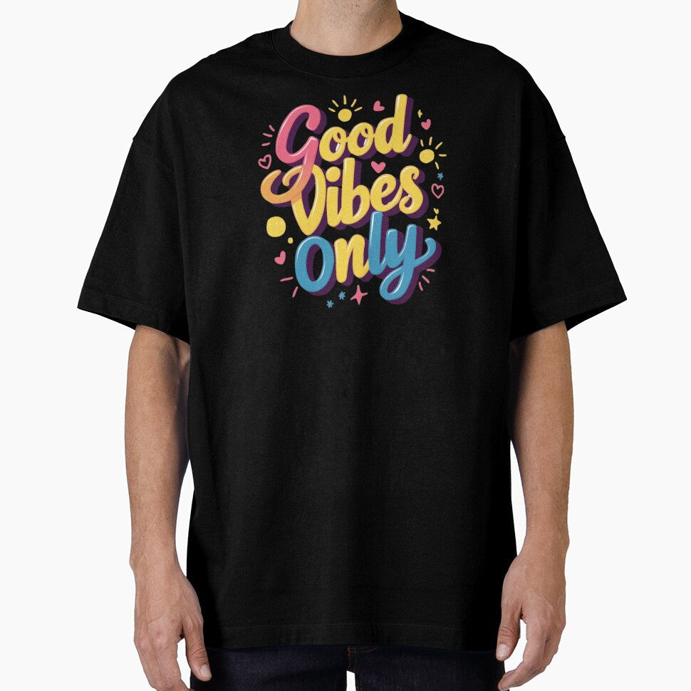 Good Vibes Only. by deluxedigital1 - Adult & Kids T-Shirts, Sweatshirts & Hoodies apparel design preview 1