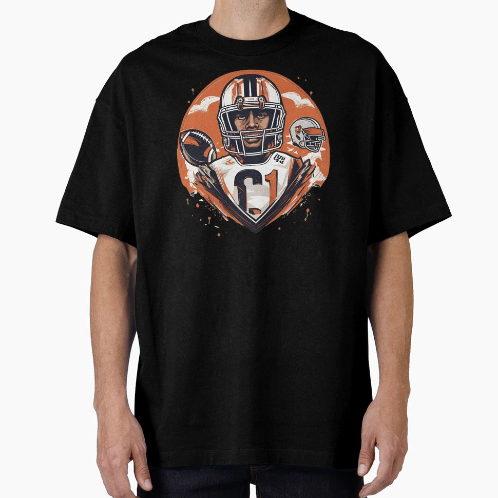 Football Player Action 1 T-Shirt - Graphic Print Men Women - T-Shirt, Sweatshirt, Hoodie