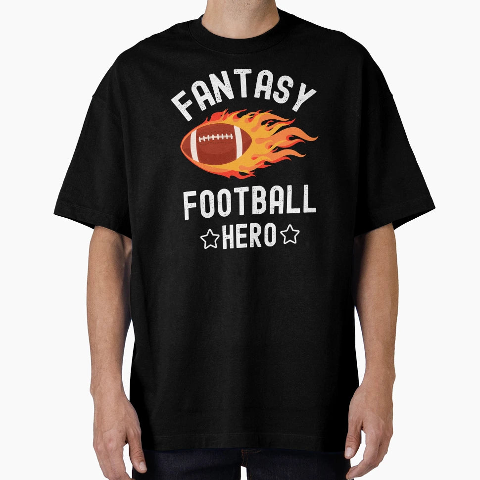Hero From Fantasy Football T-Shirt - Minimalist Print Men Women - T-Shirt, Sweatshirt, Hoodie