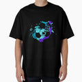 Football Turquoise Splash Ball T-Shirt - Fun Novelty Design Unisex - T-Shirt, Sweatshirt, Hoodie