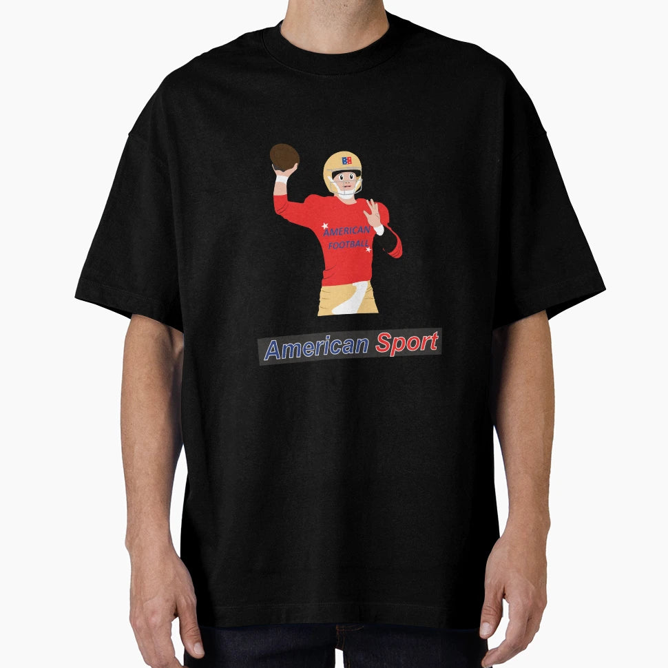 Football Player Action Ball Hand T-Shirt - Aesthetic Graphic for Adults - T-Shirt, Sweatshirt, Hoodie