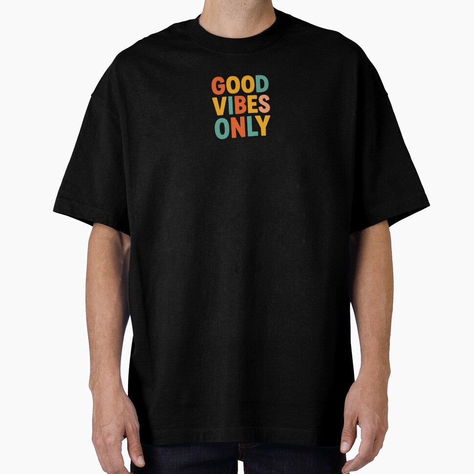 Good Vibes Only by Design-Curios - Adult & Kids T-Shirts, Sweatshirts & Hoodies apparel design preview 1