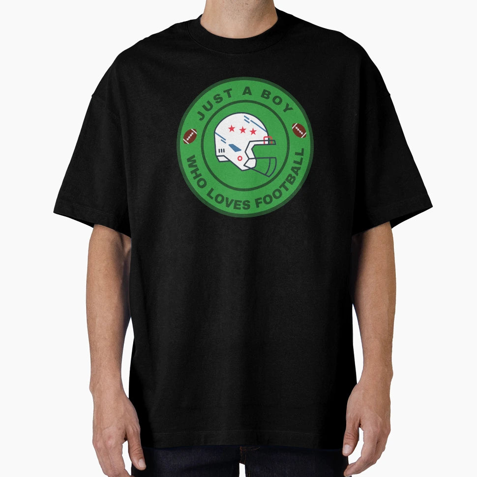 Just Who Loves Football T-Shirt - Novelty Apparel Unisex - T-Shirt, Sweatshirt, Hoodie