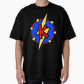 Super Letter K Superhero T-Shirt - Graphic Print Unisex - T-Shirt, Sweatshirt, Hoodie