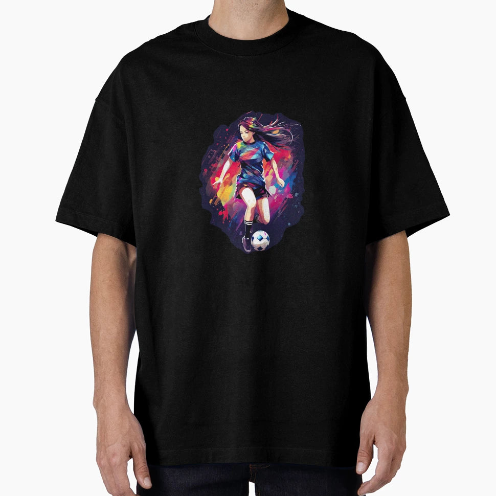 Anime Kicking Soccer Ball T-Shirt - Trendy Graphic Men Women - T-Shirt, Sweatshirt, Hoodie