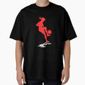 Red Dribbling 2 Her Game Her Rules T-Shirt - Minimalist Print for Adults - T-Shirt, Sweatshirt, Hoodie