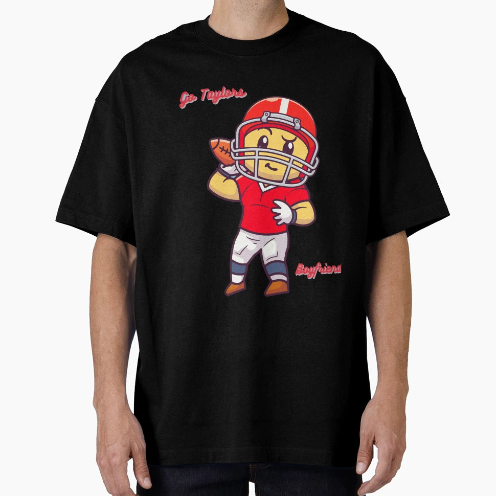 Go Taylors Boyfriend Football T-Shirt - Streetwear Style Unisex - T-Shirt, Sweatshirt, Hoodie