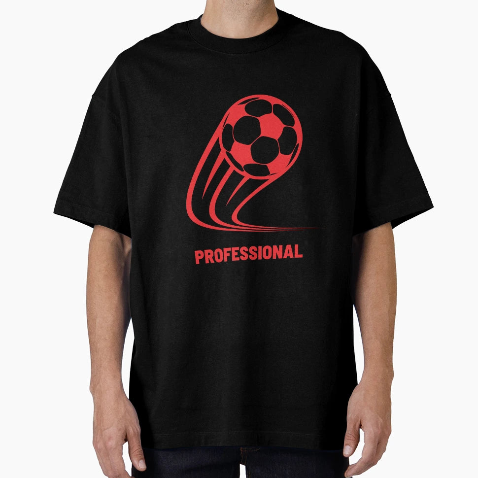 Football Ball Curve Proffesional Soccer T-Shirt - Trendy Graphic Men Women - T-Shirt, Sweatshirt, Hoodie