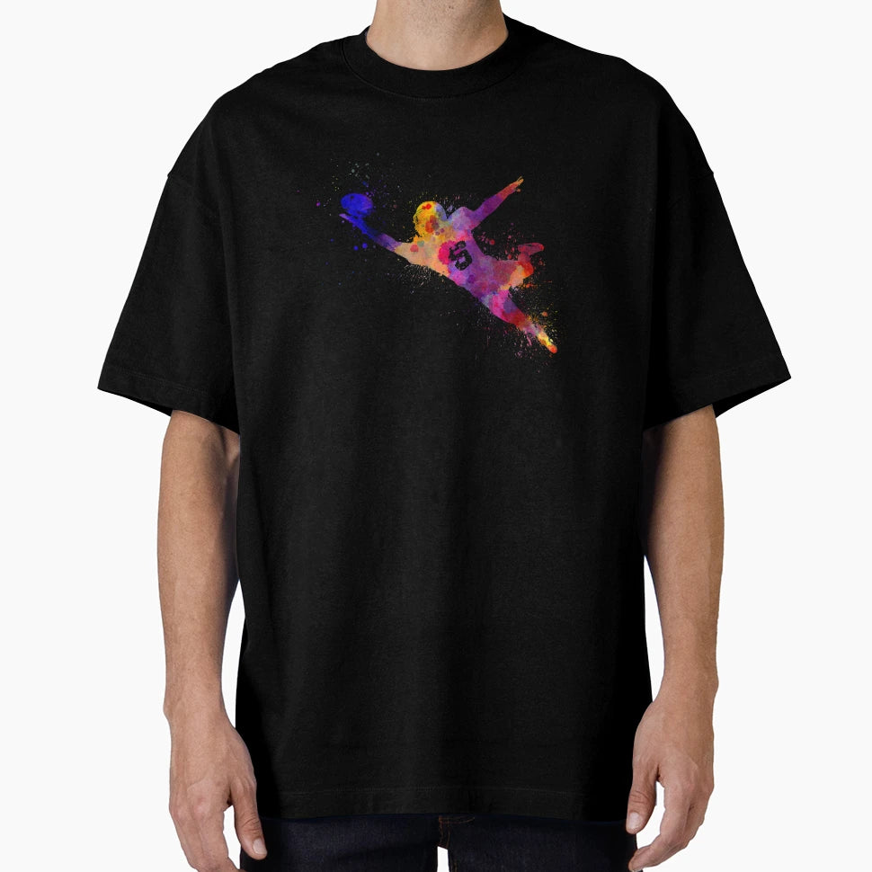 American Football Player Catching Ball T-Shirt - Aesthetic Graphic Unisex - T-Shirt, Sweatshirt, Hoodie