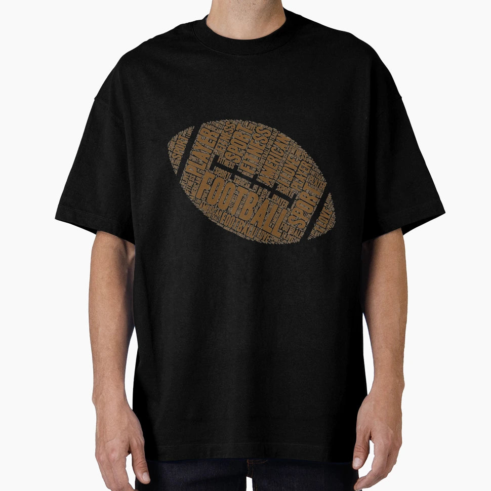 Football Ball American Sports T-Shirt - Casual Everyday Wear Men Women - T-Shirt, Sweatshirt, Hoodie