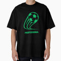 Football Green Ball Curve T-Shirt - Custom Art Print Men Women - T-Shirt, Sweatshirt, Hoodie