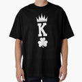 Shamrock King St Patrick T-Shirt - Graphic Print Men Women - T-Shirt, Sweatshirt, Hoodie