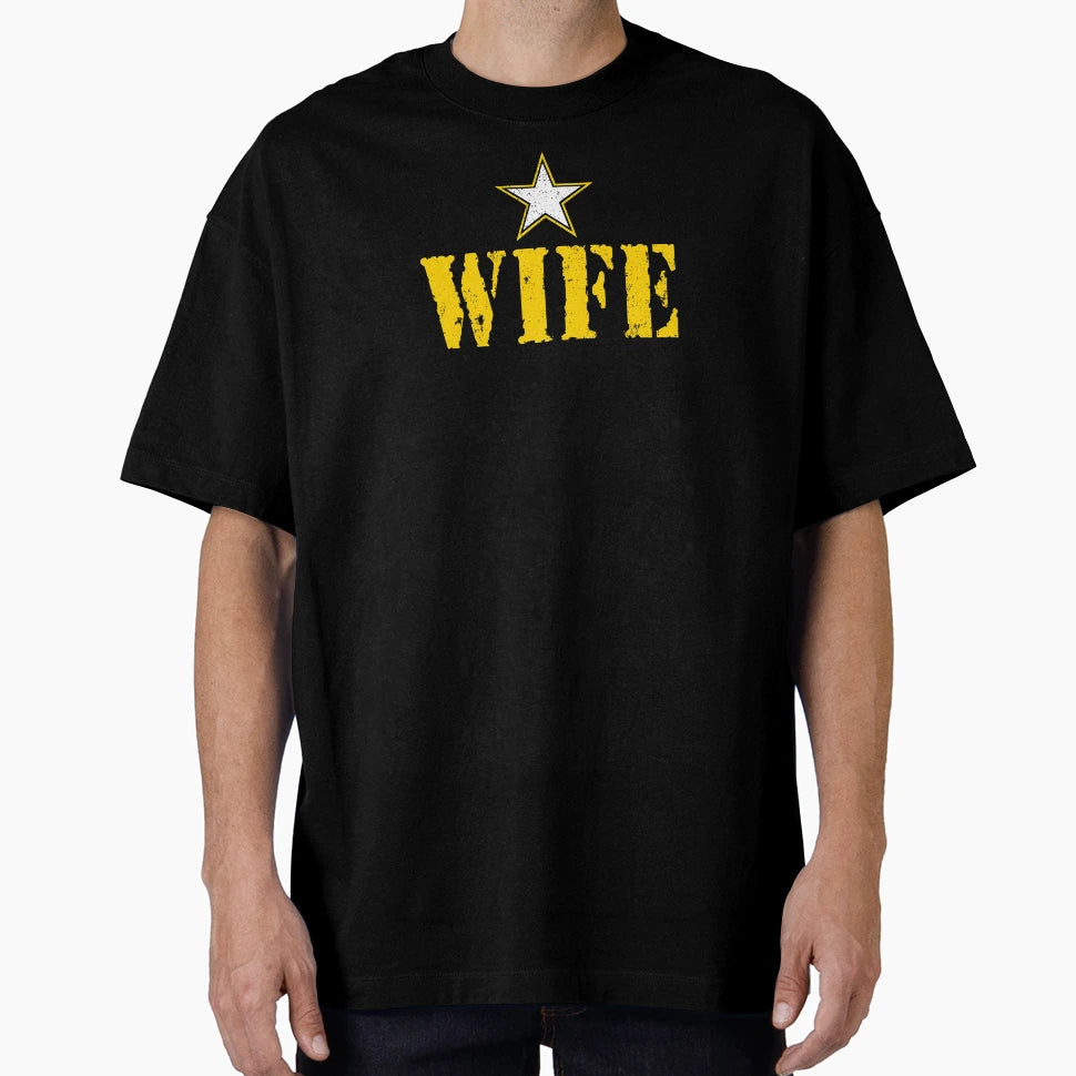 Proud Army Wife Army Shirts Army Shirts T-Shirt - Trendy Graphic for Adults - T-Shirt, Sweatshirt, Hoodie